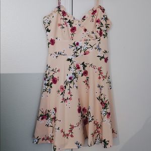 Francesca’s Prom Midi Floral Dress
